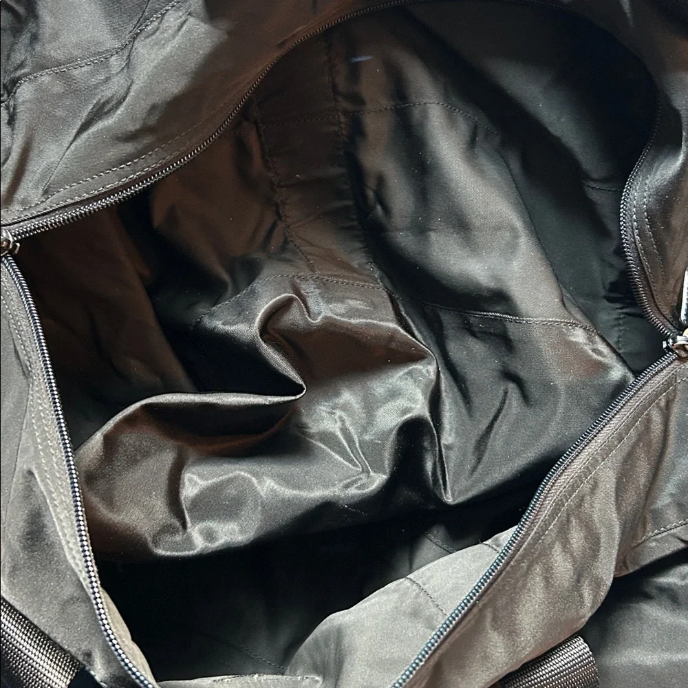 Vintage Prada Tessuto Nylon Duffle Bag Black